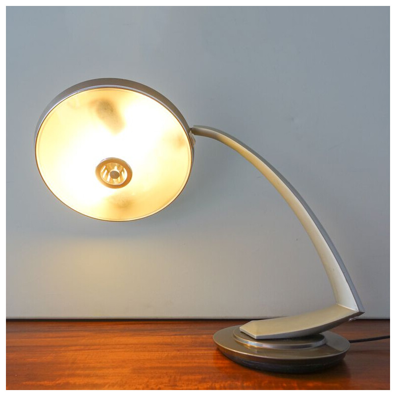 Vintage Boomerang 2000 Desk Lamp by Luis Perez de la Oliva for Fase 1960s