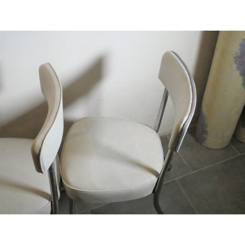 Pair of vintage chairs Strafor 1950s