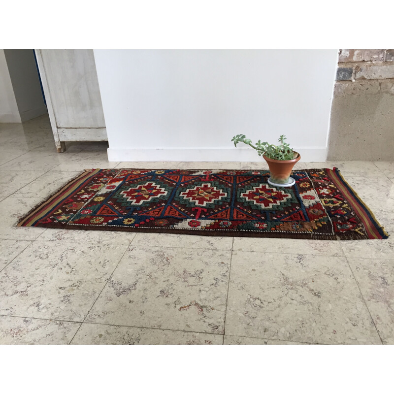 Tapis vintage kilim velouré 1930