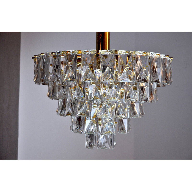 Vintage chandelier Kinkeldey 5 floors, Germany 1970s