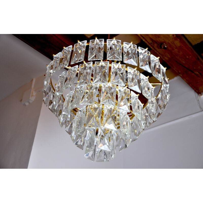 Vintage chandelier Kinkeldey 5 floors, Germany 1970s