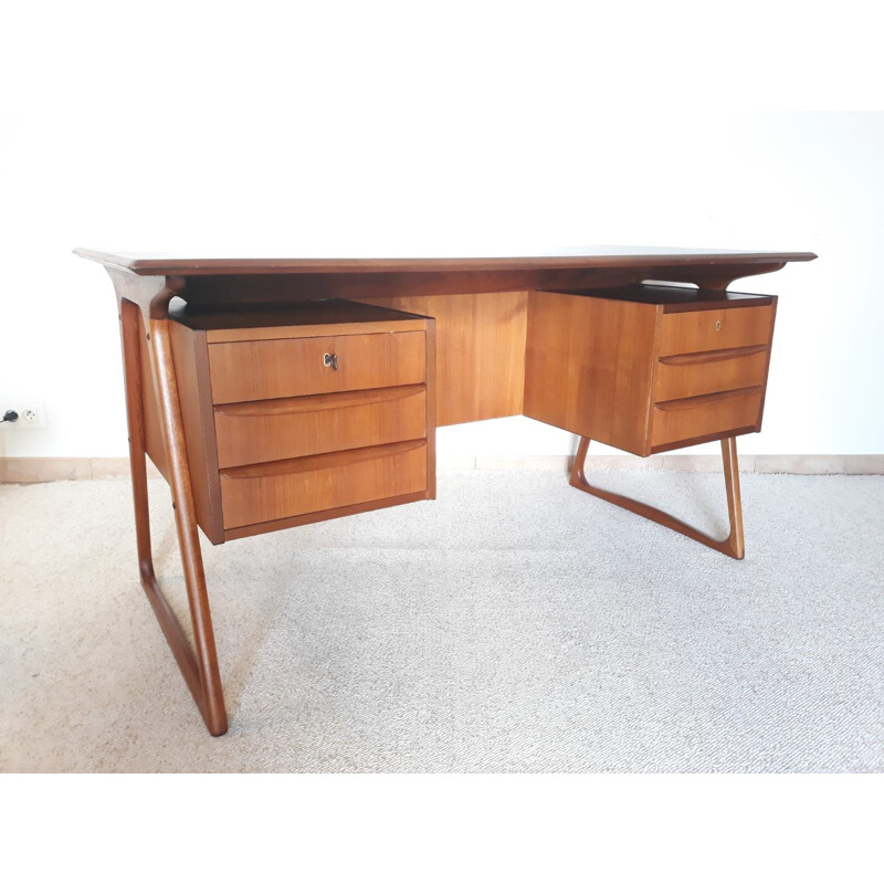 Vintage teak desk, Danish 1960s