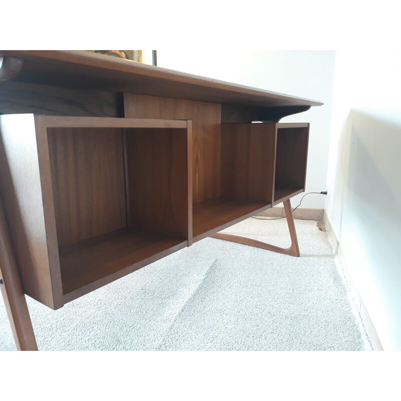 Vintage teak desk, Danish 1960s