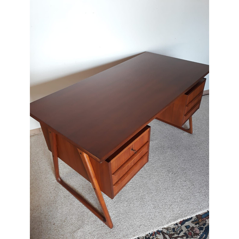 Vintage teak desk, Danish 1960s