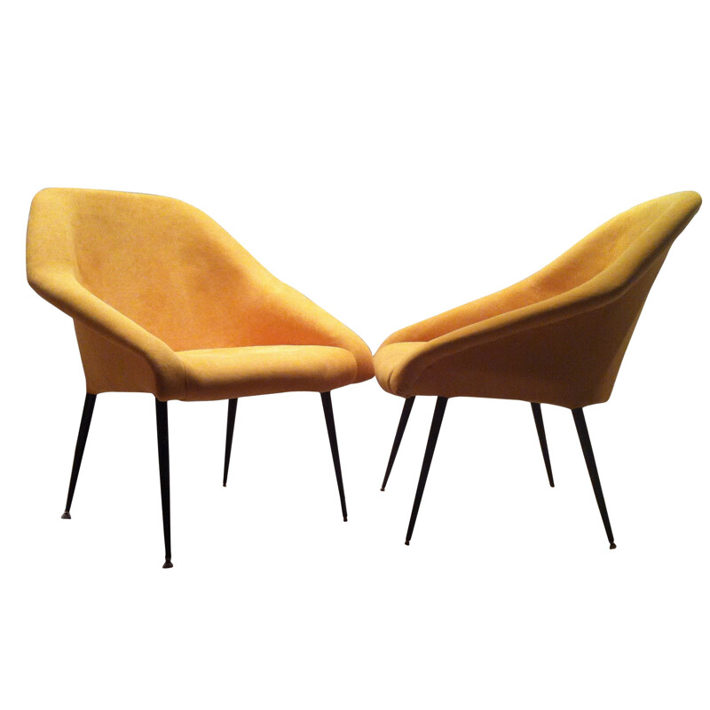 Pair of armchairs Soviets "Shells" - 1970s