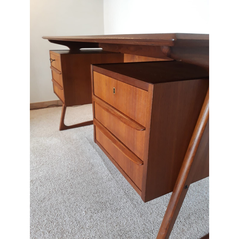 Vintage teak desk, Danish 1960s