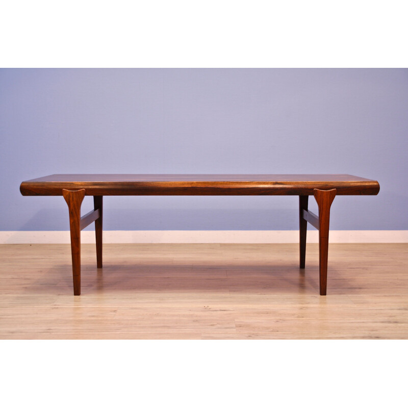 Vintage rosewood coffee table by Johannes Andersen for Uldum Mobelfabrik, Denmark 1960