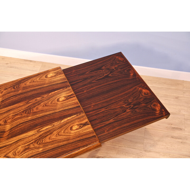 Mesa de café Vintage rosewood de Johannes Andersen para Uldum Mobelfabrik, Dinamarca 1960