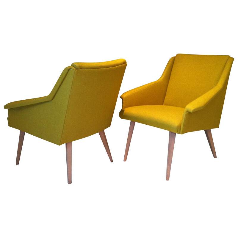 Pair of armchairs Soviets "Shells" - 1960s