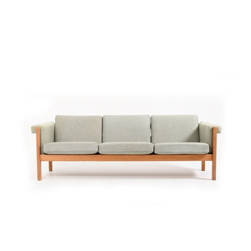 Vintage GE-40 3 Sofa in solid Oak by Hans J. Wegner for Getama