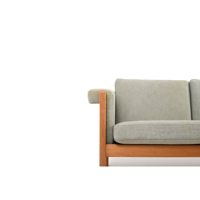 Sofa vintage GE-40 en chêne massif par Hans J. Wegner pour Getama