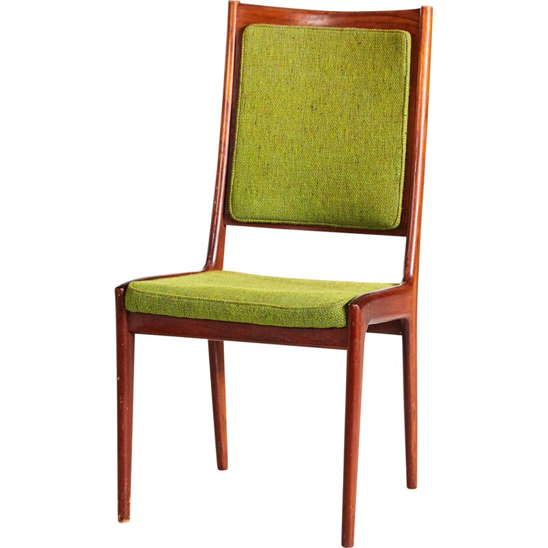 Set of 6 vintage Mahogany Dining Chairs by Karl-Erik Ekselius for JOC Vetlanda 1960s