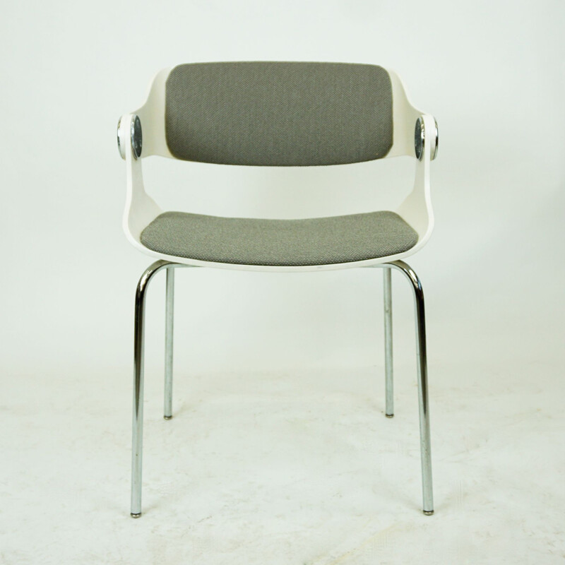 Set of 4 vintage Dining or Office Chairs by Eugen Schmidt, Germany 1960s