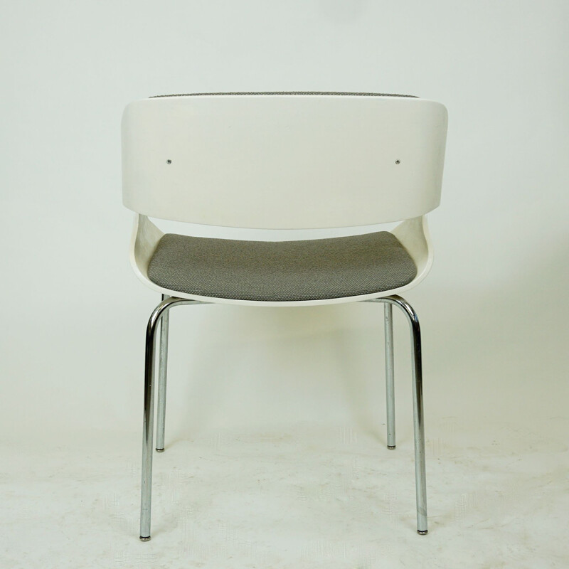 Conjunto de 4 cadeiras de secretária ou vintage de Eugen Schmidt, Alemanha 1960
