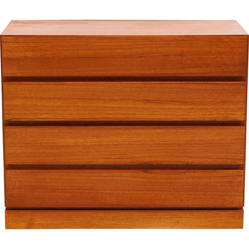 Vintage teak chest of drawers by Arne Wahl Iversen for Vinde mobelfabrik