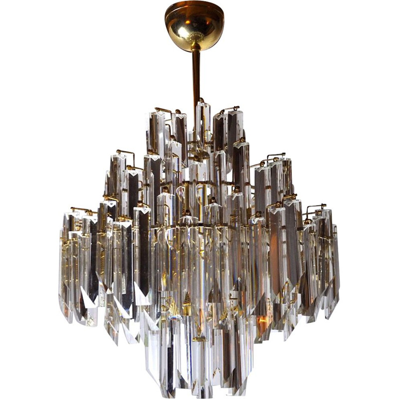 Vintage chandelier Paolo Venini 4 levels, Italy 1970s