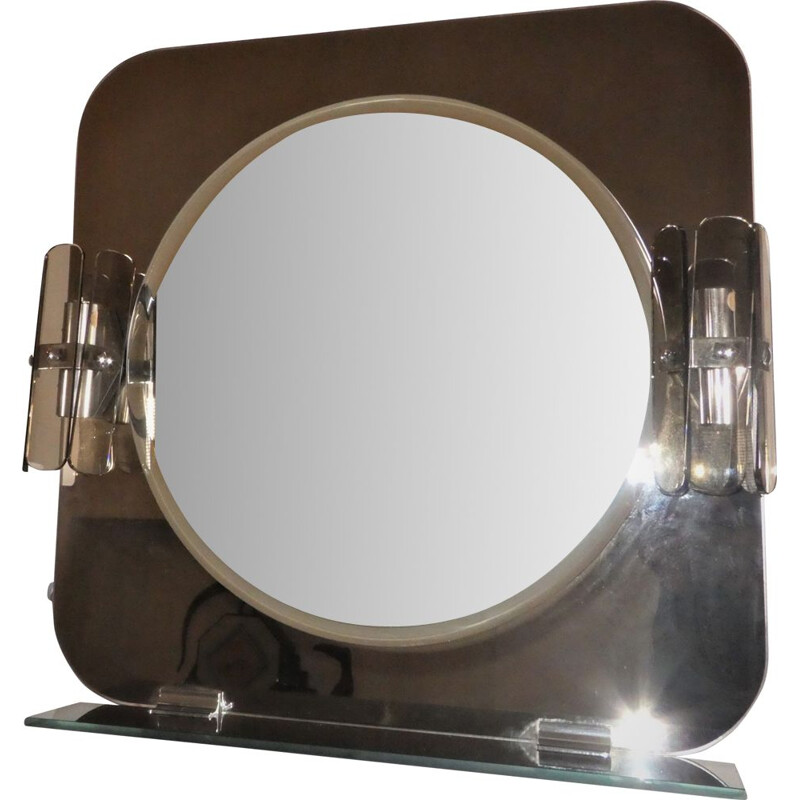 Vintage Fontana Arte mirror by Luigi Fontana 1881s