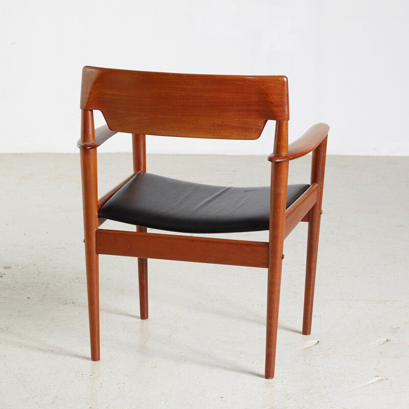 Vintage Model PJ4-2 Armchair by Grete Jalk for P. Jeppesen, Danish 1960s