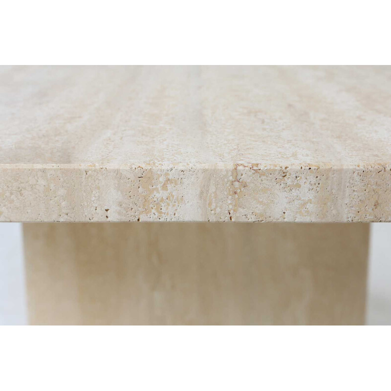 Vintage Travertine Dining table 1970s