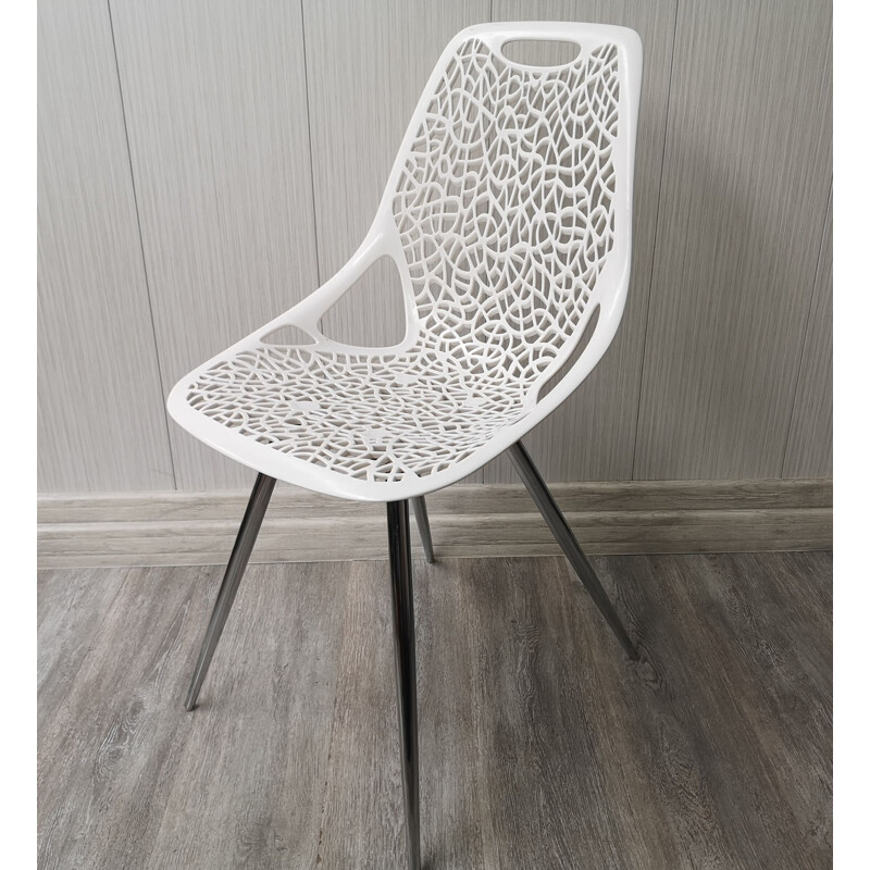 Vintage openwork chair, Scandinavian