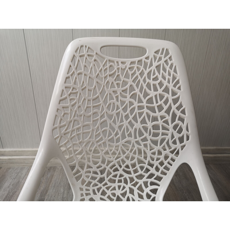 Vintage openwork chair, Scandinavian