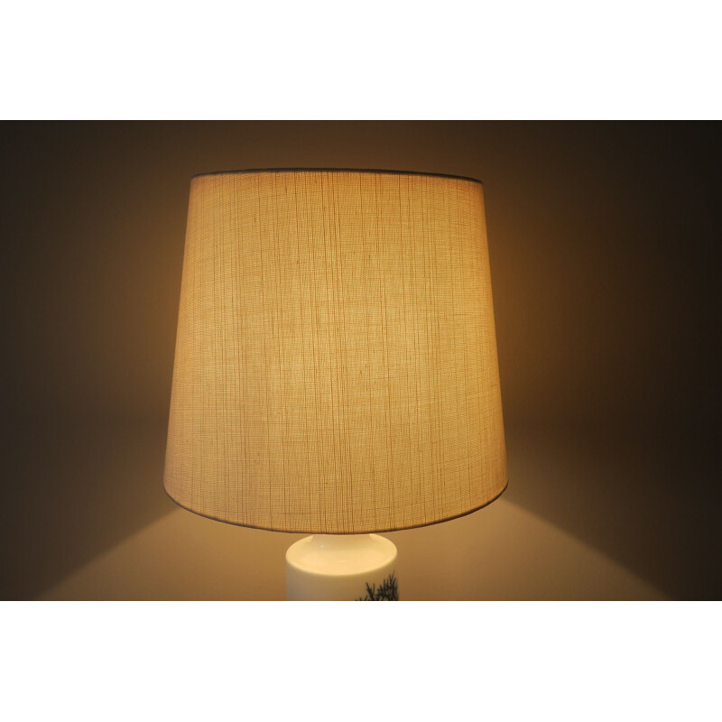 Vintage Royal Copenhagen Table Lamp by Fog & Morup 1960s