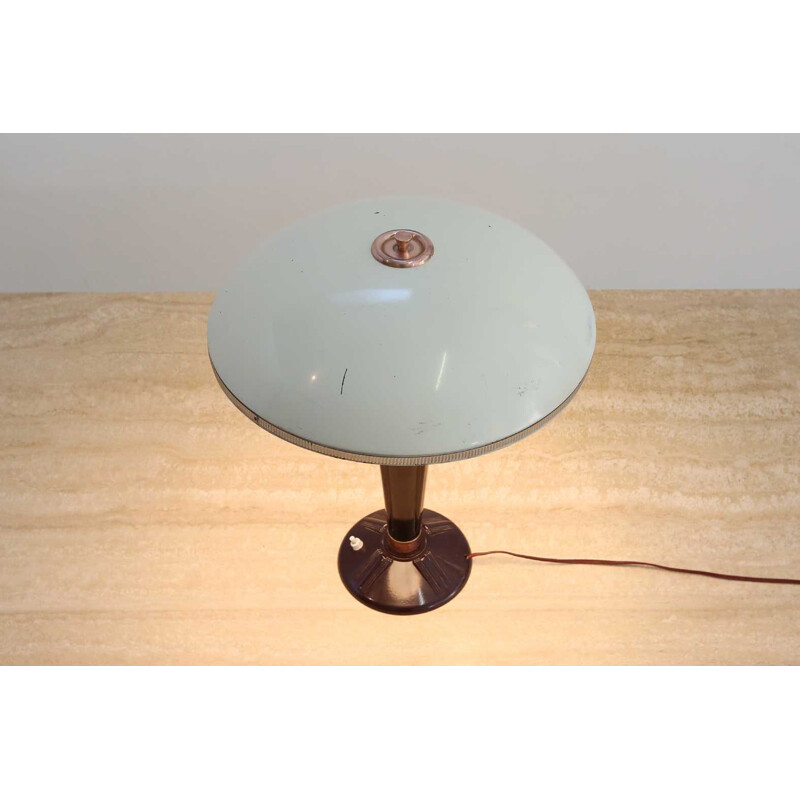 Vintage Eileen Gray table lamp for Jumo, French 1940s