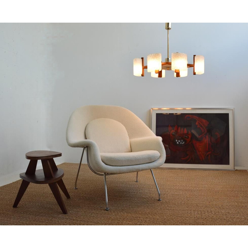 Vintage armchair "Womb" Eero Saarinen by Knoll 1948s