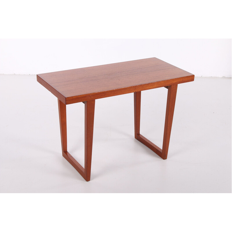 Vintage teak wooden coffee table 1960s