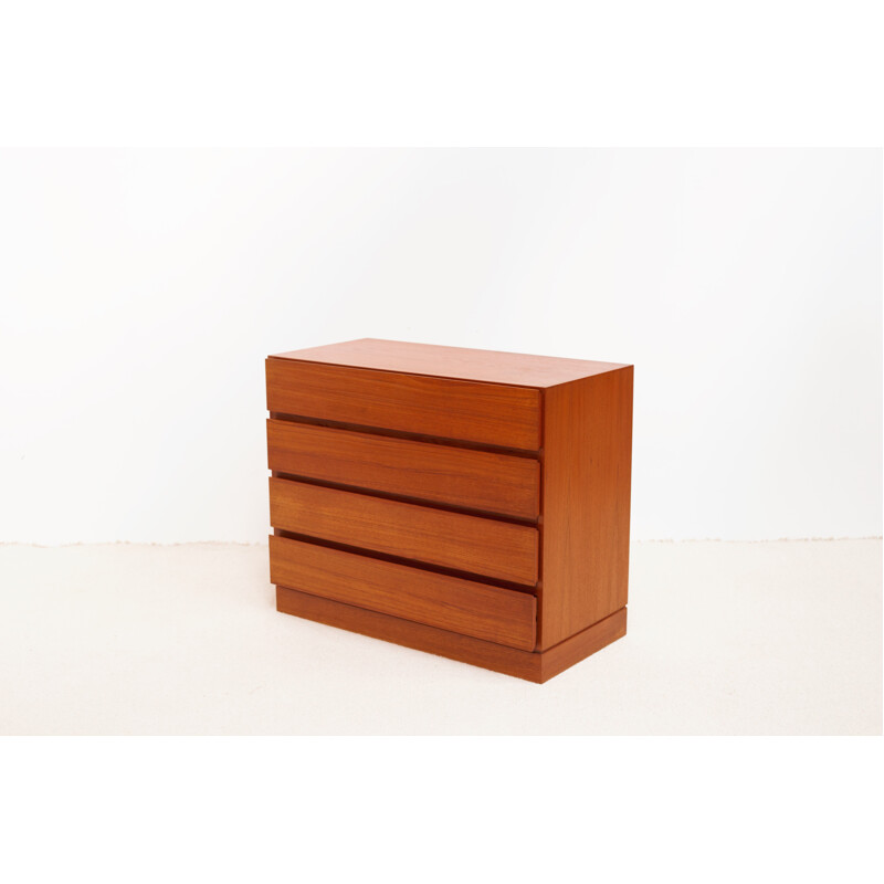 Vintage teak chest of drawers by Arne Wahl Iversen for Vinde Mobelfabrik