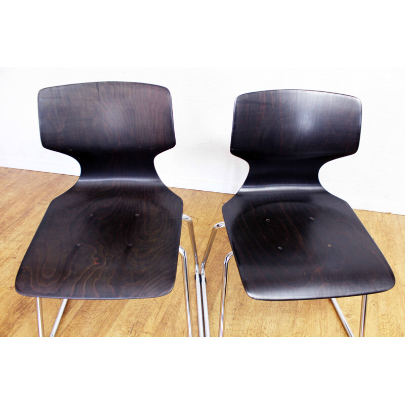 Ein Paar Vintage-Stühle von Adam Stegner für Pagholz