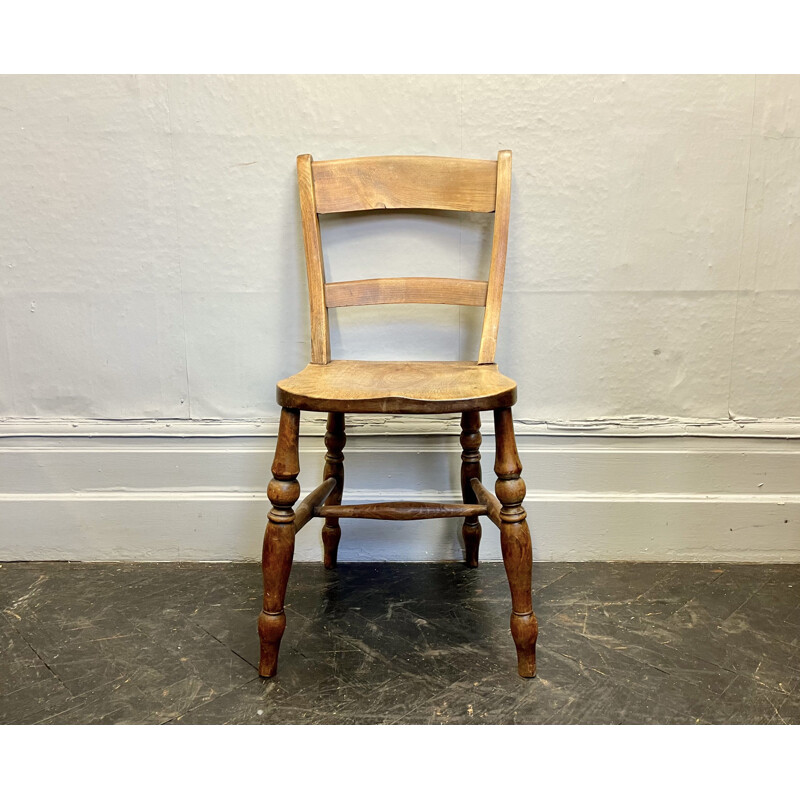 Vintage Victorian Wooden Kitchen Dining Chair 