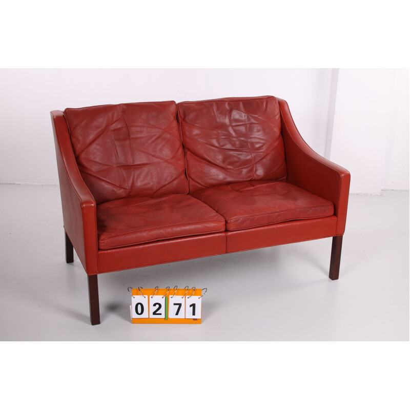 Vintage 2-Sitzer-Sofa aus Leder von Fredericia