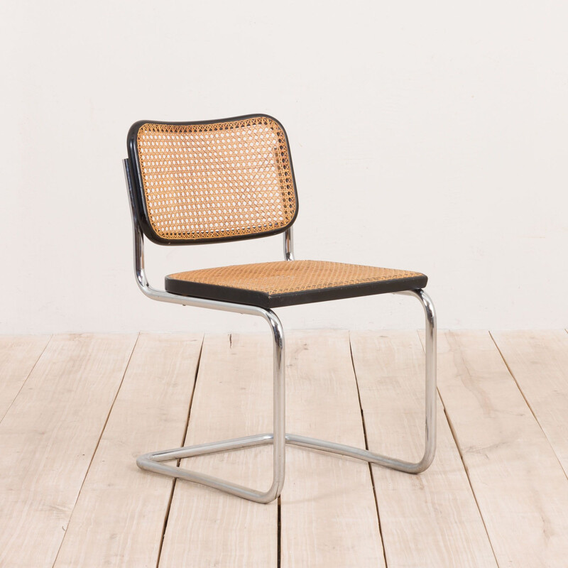 Vintage Cesca chair by Marcel Breuer for S. Gavina, Italy 1960s