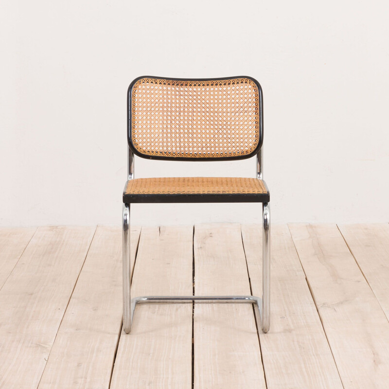 Vintage Cesca chair by Marcel Breuer for S. Gavina, Italy 1960s