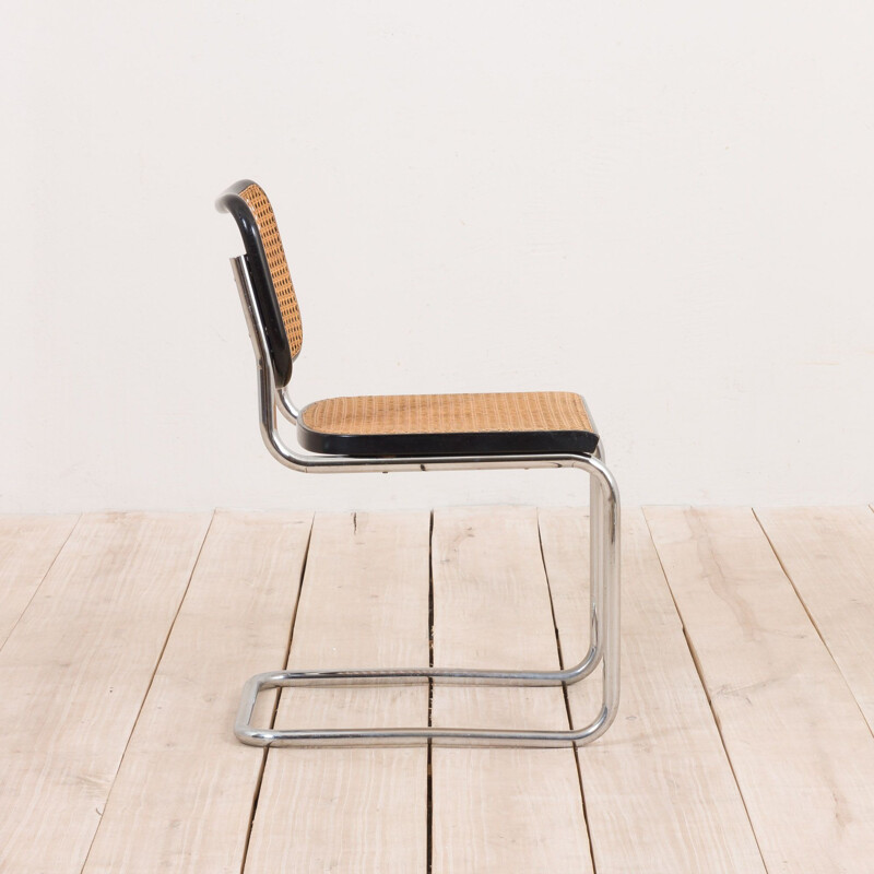 Vintage Cesca chair by Marcel Breuer for S. Gavina, Italy 1960s