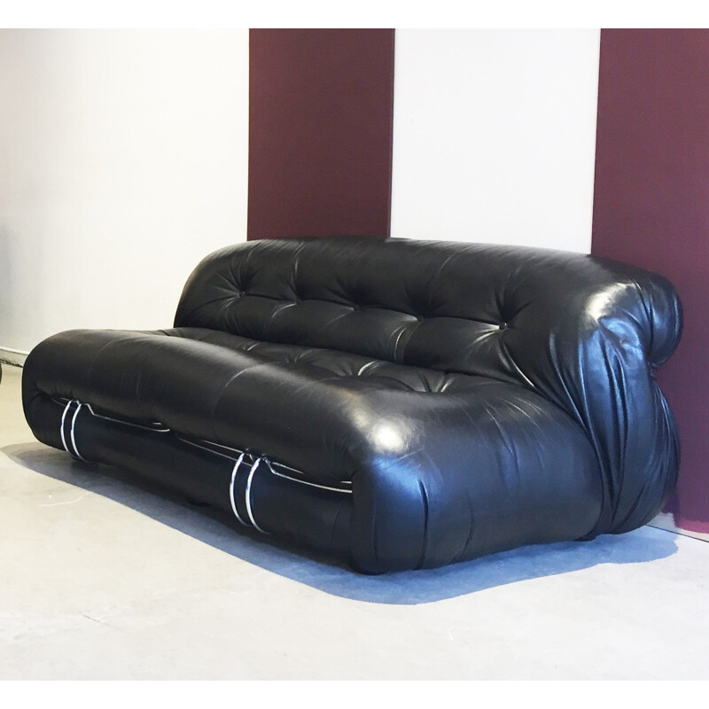 Vintage Soriana Tobia sofa for Cassina 1970s