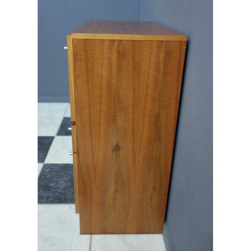 Vintage shoe cabinet in wood 1960s