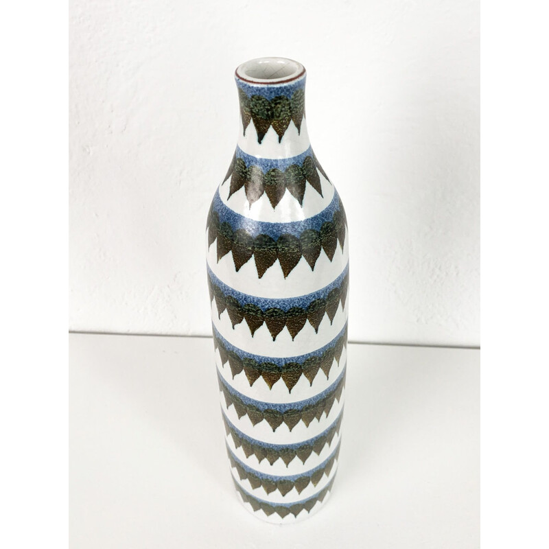 Vase vintage modèle 189 en grès céramique par Stig Lindberg pour Gustavsberg, Suède 1950
