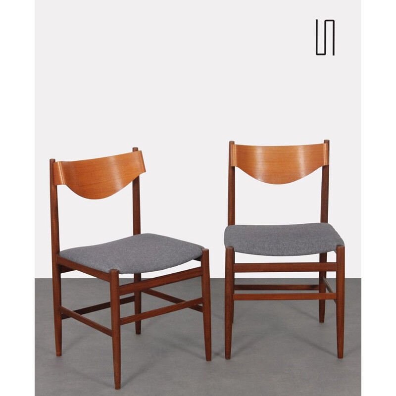 Paire de chaises vintage par Gianfranco Frattini pour Cassina, Italie 1960