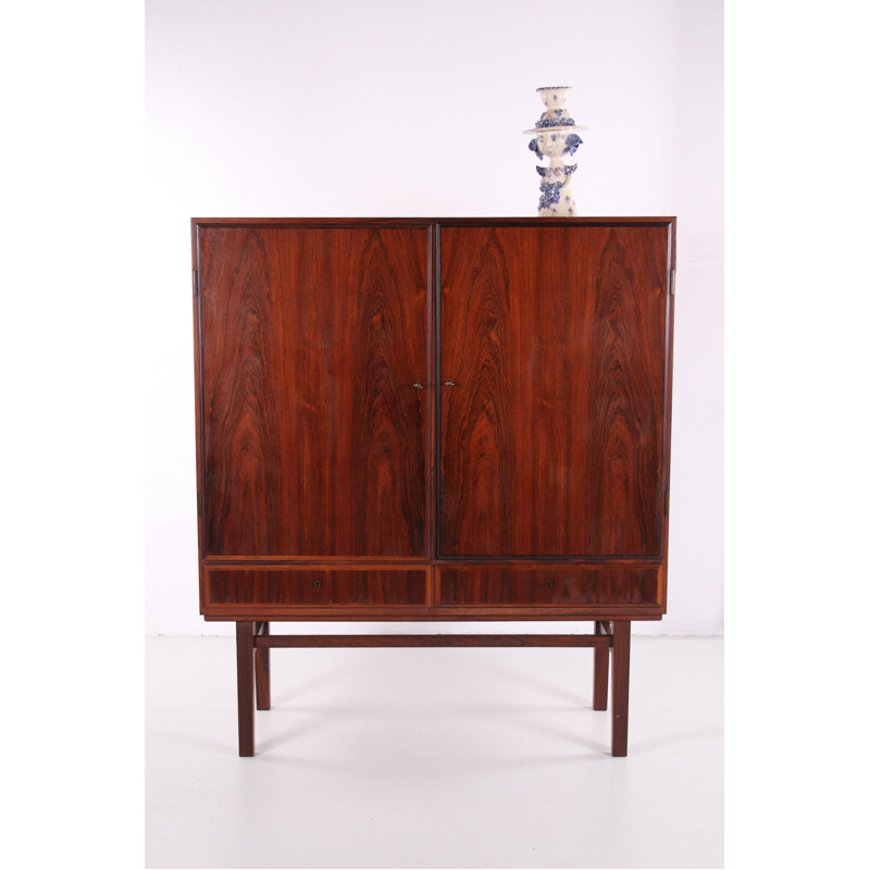 Vintage cabinet high by Gunni Omann & Omann Jun, Danish 1960s