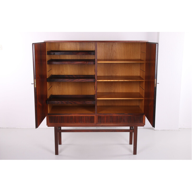 Vintage cabinet high by Gunni Omann & Omann Jun, Danish 1960s