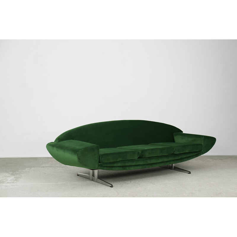 Vintage Space Age Modern Capri Sofa by Johannes Andersen for Trensum, Danish 1950s