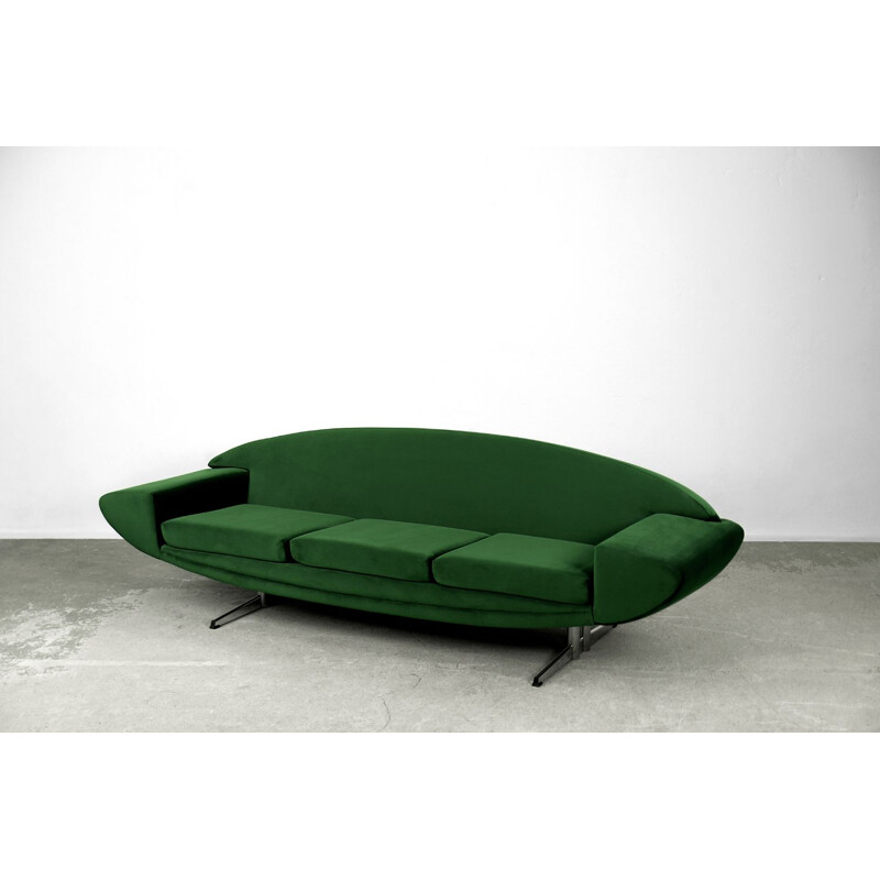 Vintage Space Age Modern Capri Sofa by Johannes Andersen for Trensum, Danish 1950s