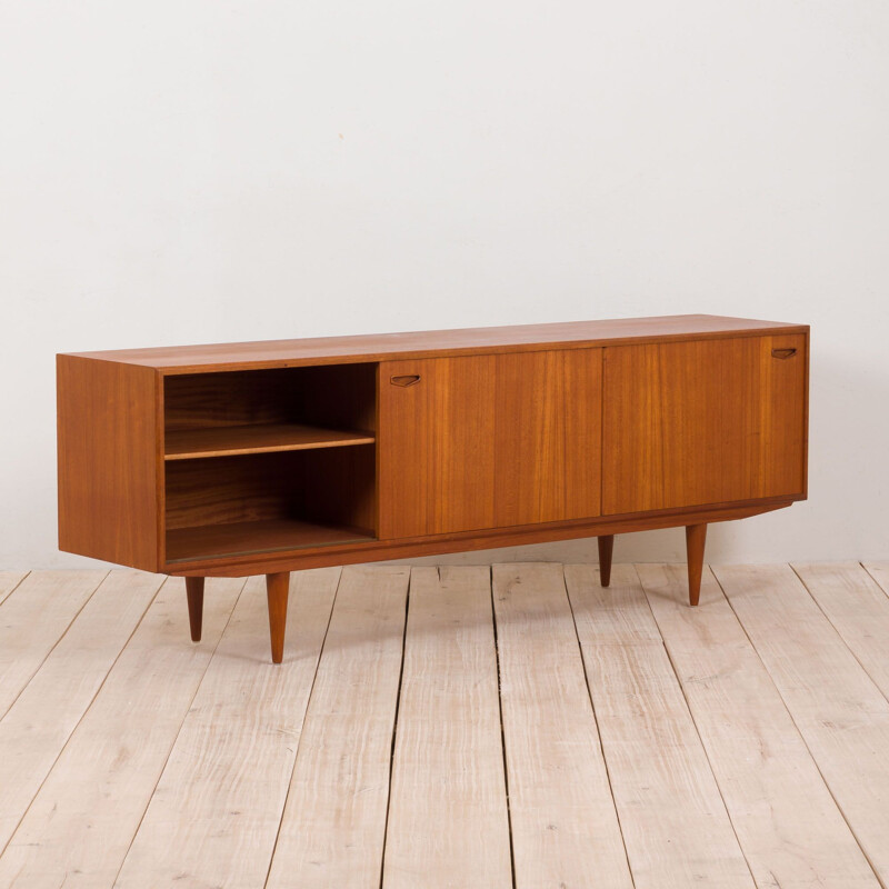 Vintage teak sideboard by Clausen & Son, Danish 1960s