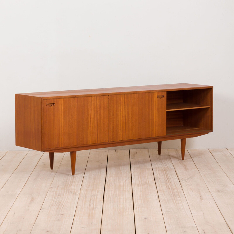 Vintage teak sideboard by Clausen & Son, Danish 1960s