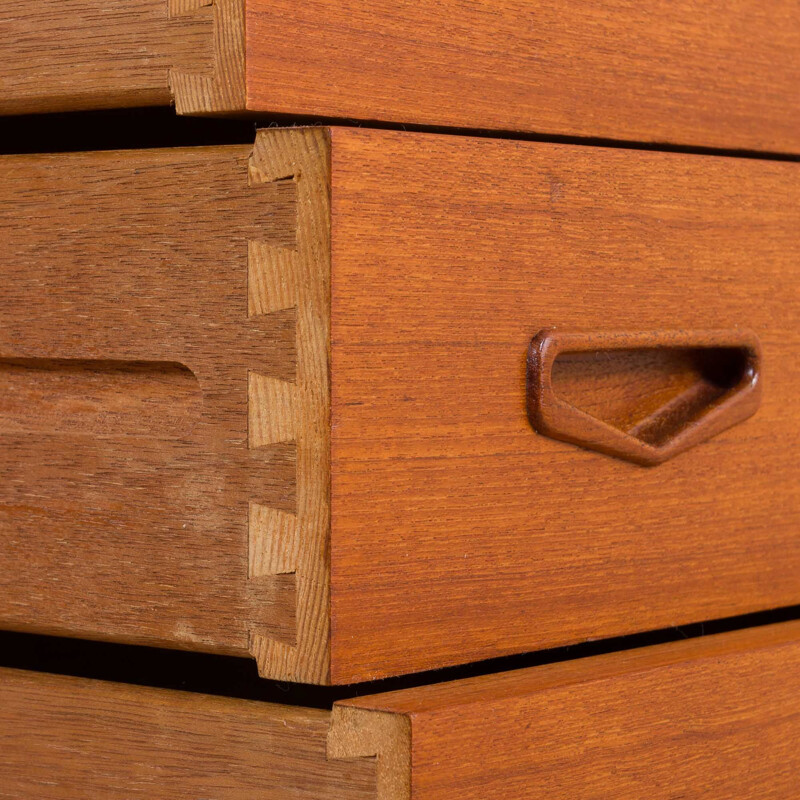 Vintage teak sideboard by Clausen & Son, Danish 1960s