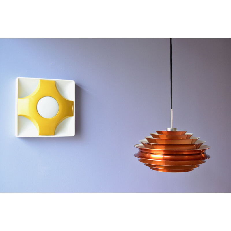 Vintage Trava Pendant Lamp by Carl Thore for Granhaga, Scandinavian 1960s