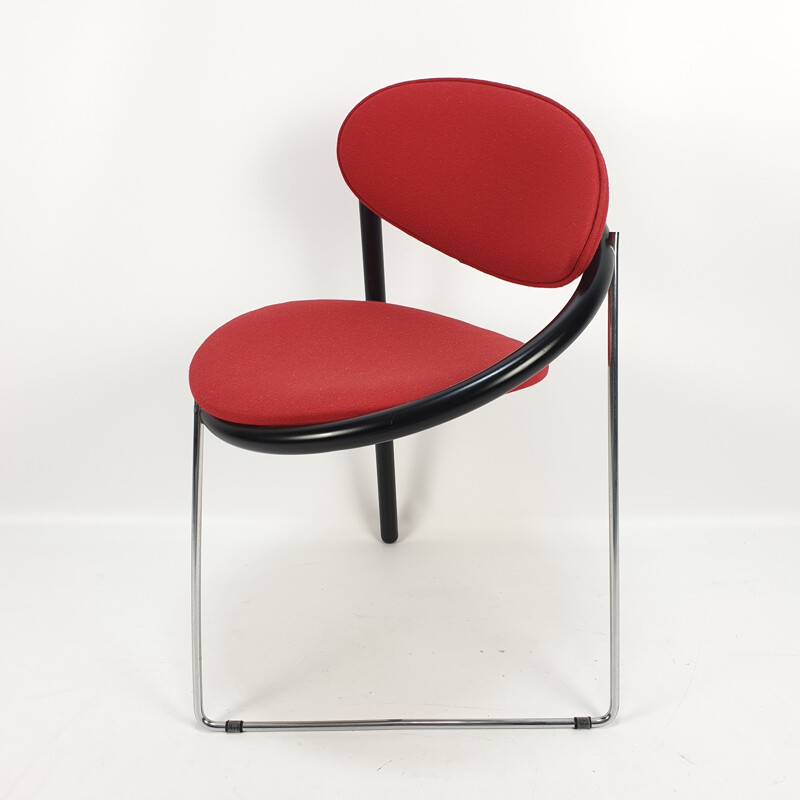 Set of 4 vintage Dining Chairs by Pierre Mazairac & Karel Boonzaaijer for Castelijn 1980s