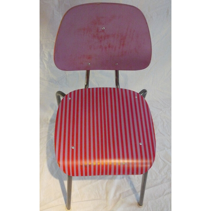 Coppia di sedie industriali vintage
